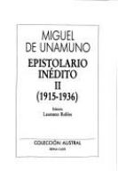 Epistolario inédito /