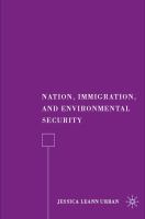 Nation, immigration, and environmental security