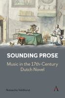 Sounding prose music in the 17th-century Dutch novel.