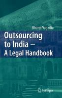 Outsourcing to India - a legal handbook