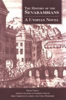 The history of the Sevarambians a utopian novel /