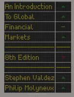 An introduction to global financial markets /