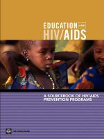 Education and HIV/AIDS : A Sourcebook of HIV/AIDS Prevention Programs.