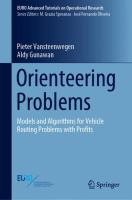 Orienteering Problems Models and Algorithms for Vehicle Routing Problems with Profits /