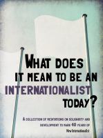 What Does It Mean to Be an Internationalist Today?.