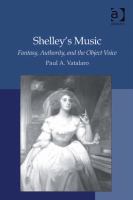 Shelley's music fantasy, authority, and the object voice /