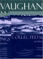 Collected songs in three volumes /