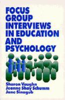 Focus group interviews in education and psychology /