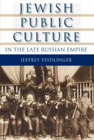 Jewish public culture in the late Russian empire /