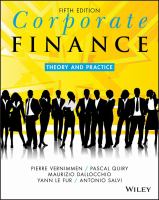 Corporate finance theory and practice /