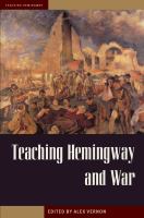 Teaching Hemingway and War.