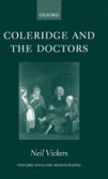 Coleridge and the doctors, 1795-1806 /
