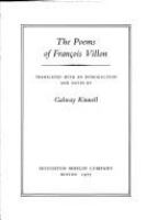 The poems of François Villon /