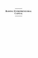 Raising entrepreneurial capital