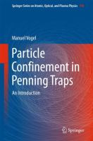Particle Confinement in Penning Traps An Introduction /