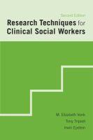 Research techniques for clinical social workers /