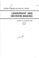 Leadership and decision-making /