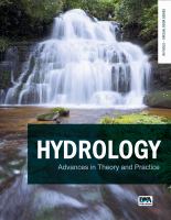 Hydrology : Advances in Theory and Practice.