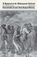 It Happened on the Underground Railroad : Remarkable Events that Shaped History.