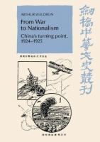 From war to nationalism : China's turning point, 1924-1925 /