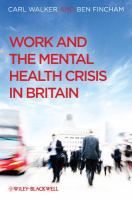 Work and the mental health crisis in Britain