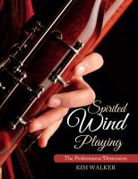 Spirited wind playing : the performance dimension /