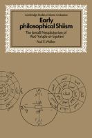 Early philosophical Shiism : the Ismaili Neoplatonism of Abū Yaʻqūb al-Sijistānī /