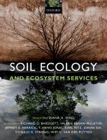 Soil Ecology and Ecosystem Services.