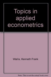 Topics in applied econometrics /