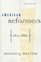 American reformers, 1815-1860 /