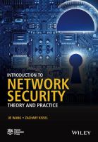 Introduction to network security theory and practice /