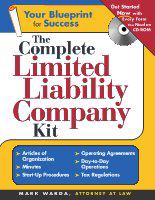 The complete limited liability company kit + CD-ROM /