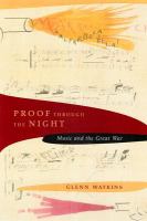 Proof through the night : music and the great war /