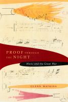 Proof through the night music and the great war /