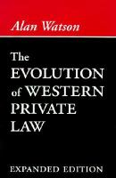 The evolution of Western private law