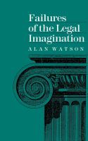 Failures of the legal imagination /