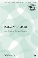 Psalm and story inset hymns in Hebrew narrative /