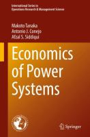 Economics of Power Systems Fundamentals for Sustainable Energy /