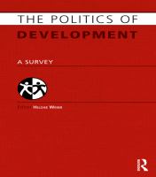 Politics of Development : A Survey.
