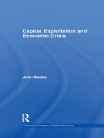 Capital, exploitation, and economic crisis