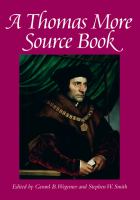 A Thomas More Source Book.
