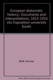 European diplomatic history; documents and interpretations, 1815-1914. /