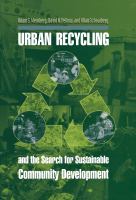 Urban Recycling and the Search for Sustainable Community Development.