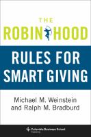 The Robin Hood rules for smart giving