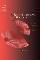 Butterfly, the bride : essays on law, narrative, and the family /