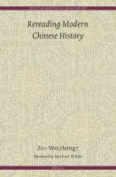 Rereading Modern Chinese History.