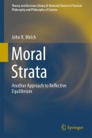 Moral Strata Another Approach to Reflective Equilibrium /