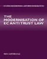 The modernisation of EC antitrust law