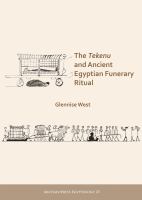 The Tekenu and Ancient Egyptian Funerary Ritual