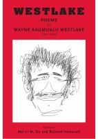 Westlake : poems by Wayne Kaumualii Westlake (1947-1984) /